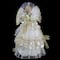 16" White & Gold Lighted Angel Christmas Tree Topper